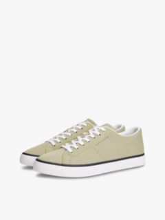 Logo Mesh Lace-Up Trainers — Green 2
