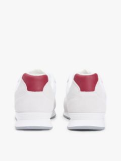 Mixed Texture Cleat Ripstop Trainers — White 4