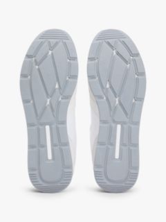 Mixed Texture Cleat Ripstop Trainers — White 5