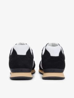 Mixed Texture Mesh Cleat Trainers — Black 4