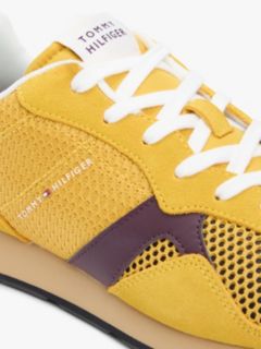 Mixed Texture Mesh Cleat Trainers — Yellow 6