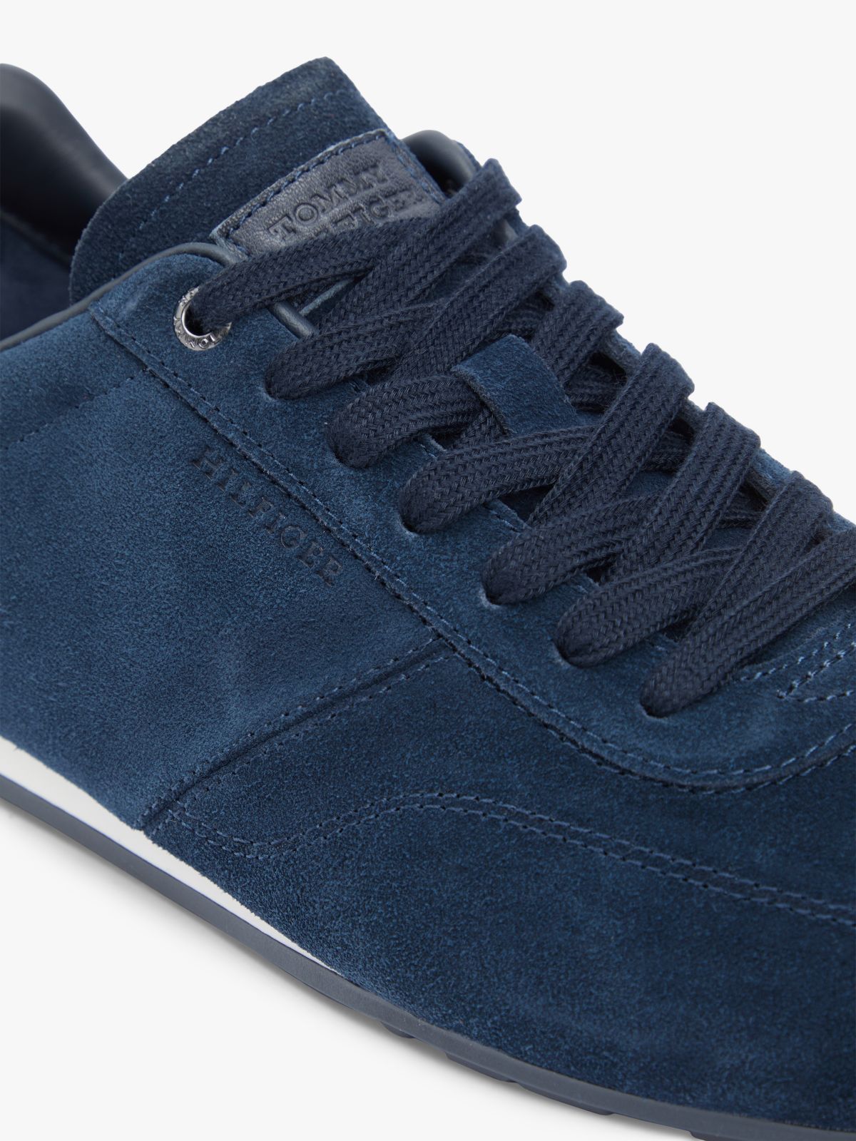Suede Hilfiger Monotype Cleat Trainers — Blue