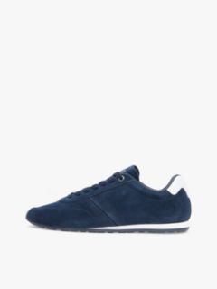 Suede Hilfiger Monotype Cleat Trainers — Blue 7