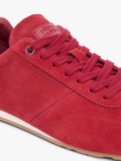 Suede Hilfiger Monotype Cleat Trainers — Red 6