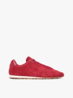 Suede Hilfiger Monotype Cleat Trainers — Red 1