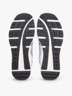 Logo Mixed Texture Cleat Trainers — Black 5