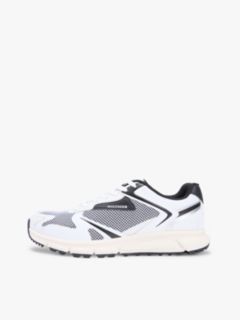 Logo Mixed Texture Cleat Trainers — Black 7