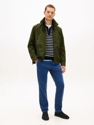 blue suede topstitch derby shoes for men tommy hilfiger