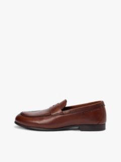 Leather Flexible Loafers — Brown 7