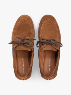 Suede Flexible Sole Boat Shoes — Brown 3