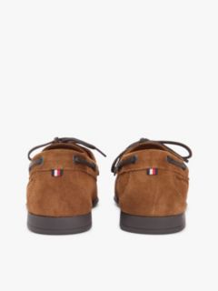Suede Flexible Sole Boat Shoes — Brown 4