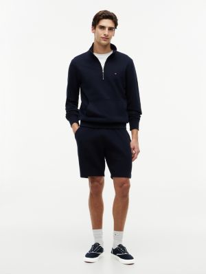 blue canvas cupsole trainers for men tommy hilfiger