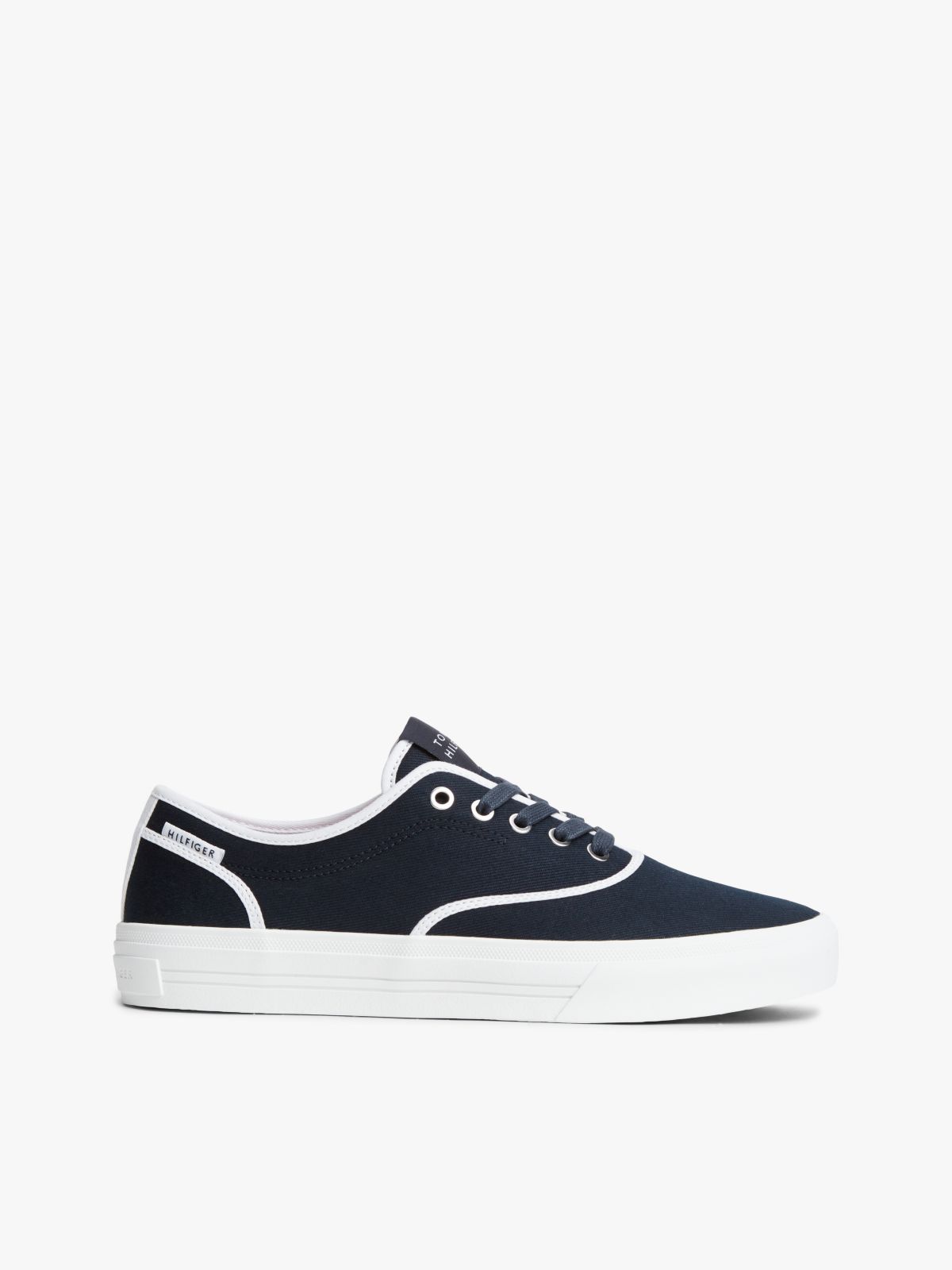 Canvas Cupsole Trainers — Blue