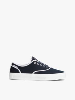 Canvas Cupsole Trainers — Blue 1