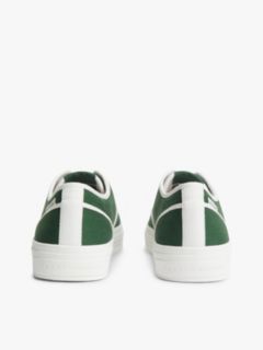 Canvas Cupsole Trainers — Green 4