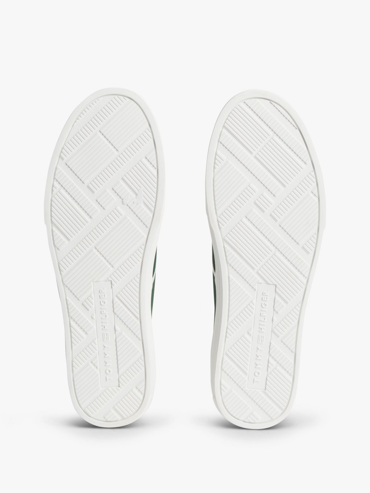 Canvas Cupsole Trainers — Green