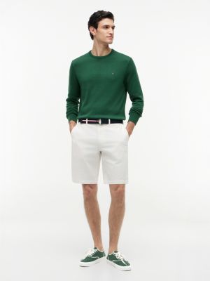 green canvas cupsole trainers for men tommy hilfiger