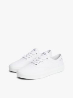 Canvas Cupsole Trainers — White 2