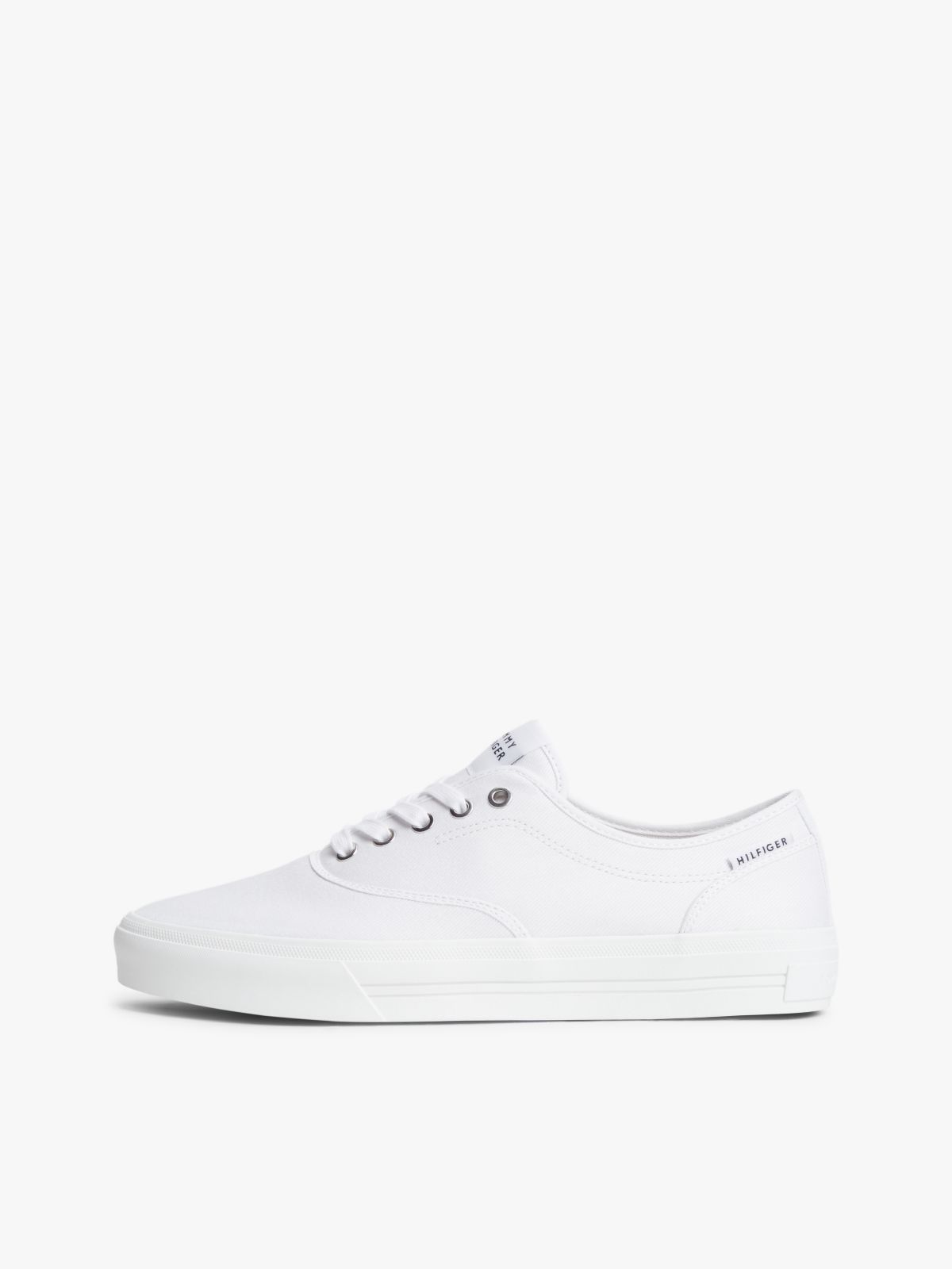 Canvas Cupsole Trainers — White