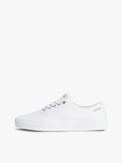 Canvas Cupsole Trainers — White 7