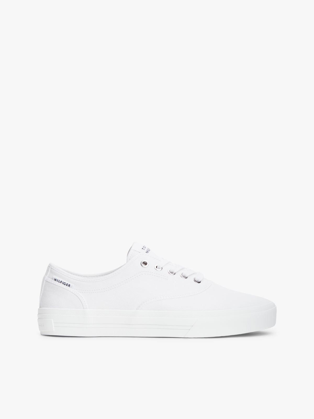 Canvas Cupsole Trainers — White