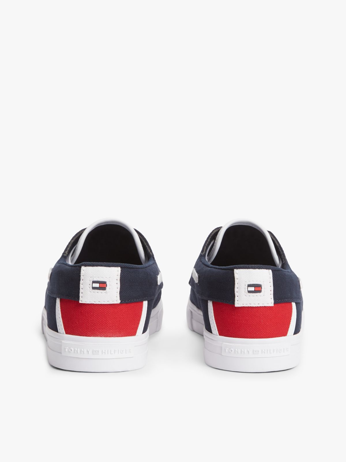Canvas Boat Shoe Trainers — Blue