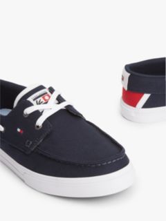 Canvas Boat Shoe Trainers — Blue 6