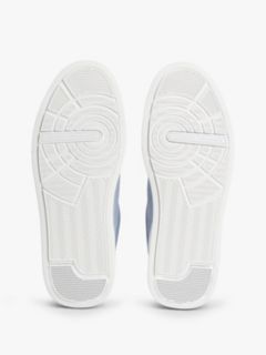 Suede Court Trainers — Blue 5