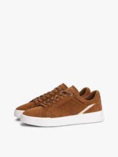 Suede Court Trainers — Brown 2