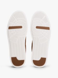 Suede Court Trainers — Brown 5