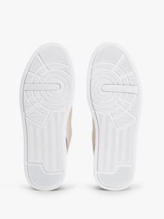 Suede Court Trainers — Beige 5