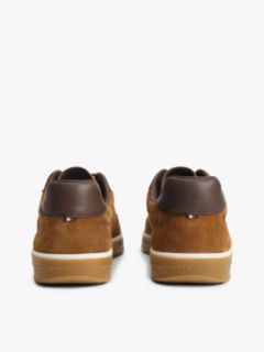 Luxe Suede Trainers — Brown 4