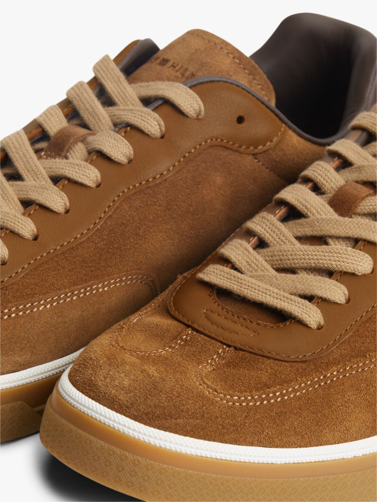Luxe Suede Trainers — Brown