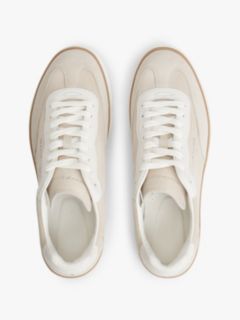 Luxe Suede Trainers — Beige 3