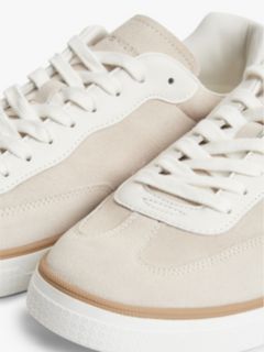 Luxe Suede Trainers — Beige 6