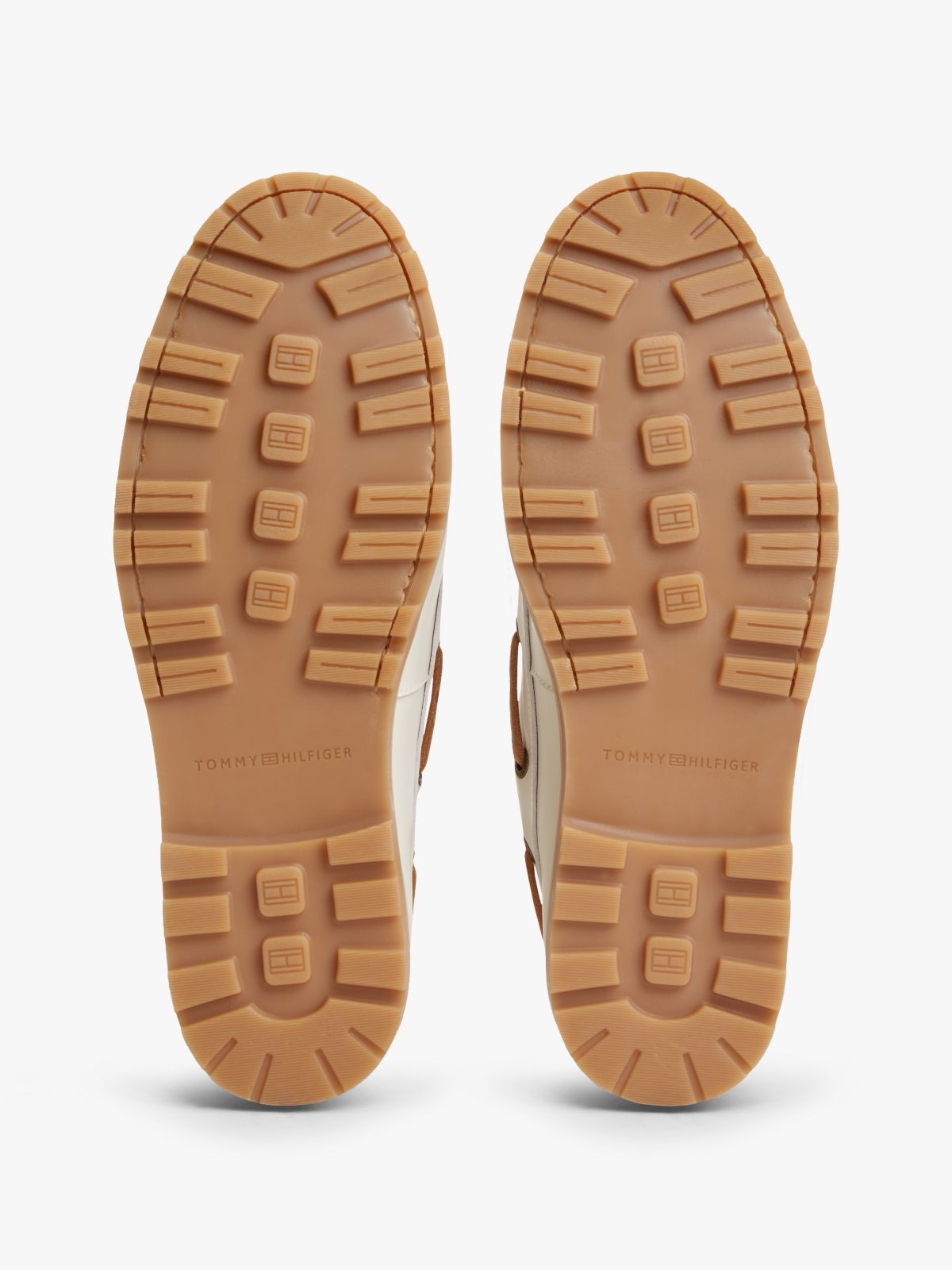 Leather Braided Boat Shoes — White