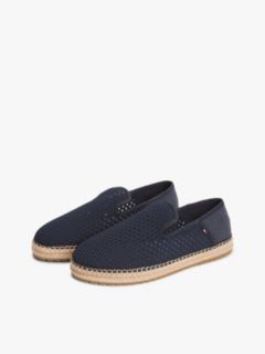 Knit Flexible Espadrilles — Blue 2