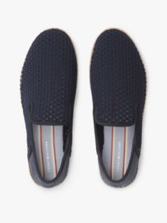 Knit Flexible Espadrilles — Blue 3