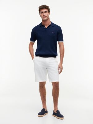 blue knit flexible espadrilles for men tommy hilfiger