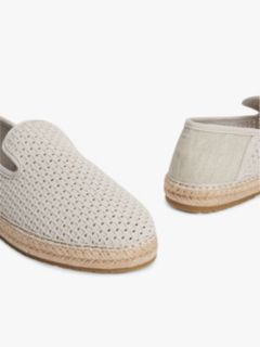 Knit Flexible Espadrilles — Beige 6