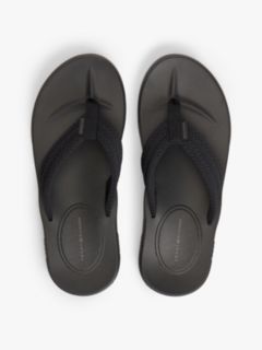 Contoured Footbed Flip-Flops — Black 3