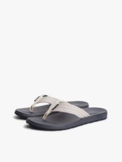 Contoured Footbed Flip-Flops — Beige 2