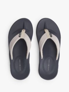 Contoured Footbed Flip-Flops — Beige 3
