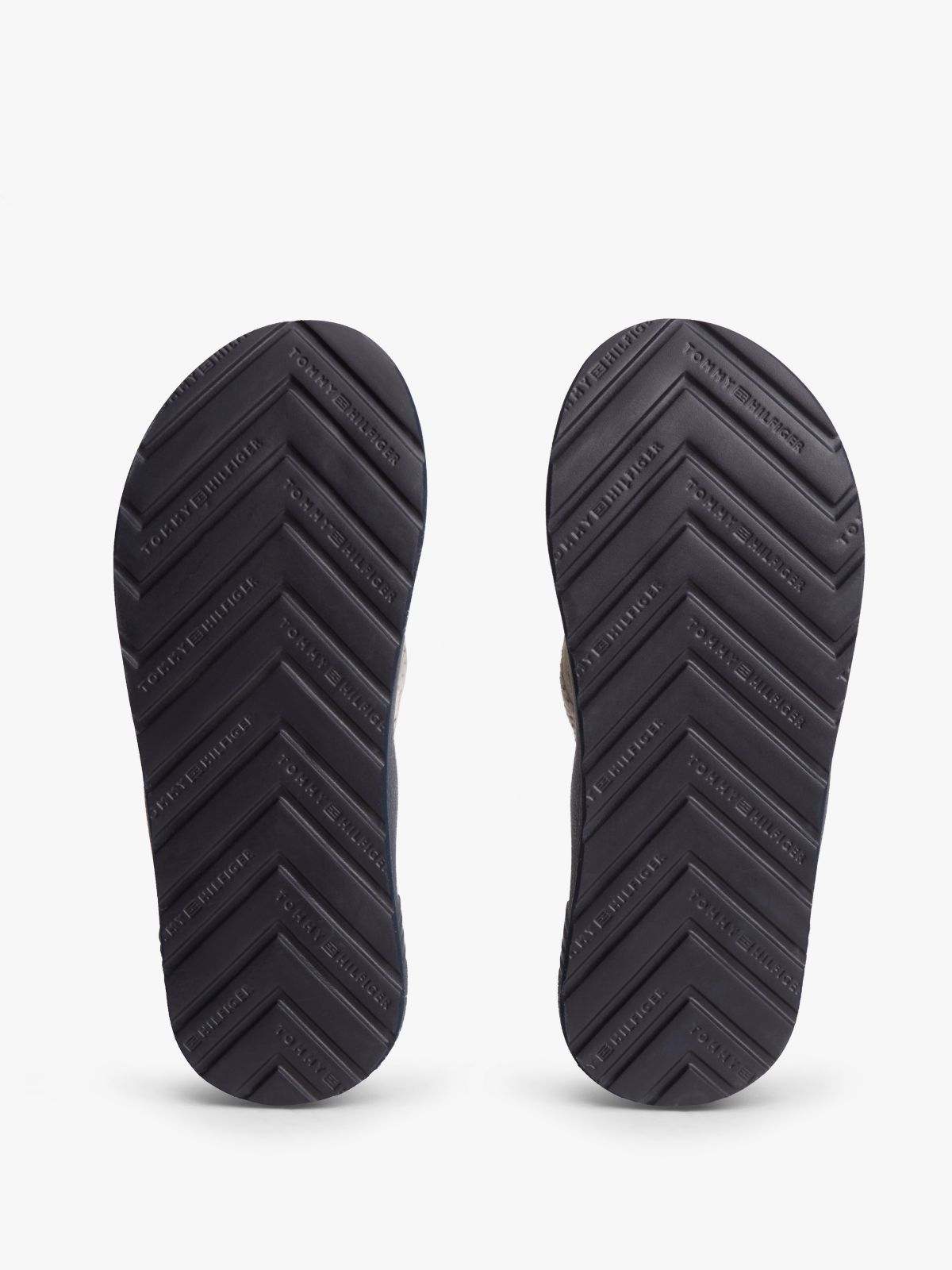 Contoured Footbed Flip-Flops — Beige
