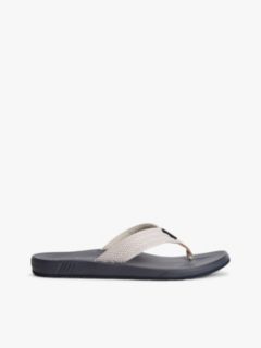 Contoured Footbed Flip-Flops — Beige 1