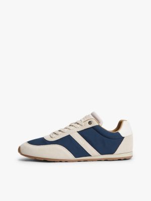 baskets basses en textile plusieurs couleurs pour hommes tommy hilfiger
