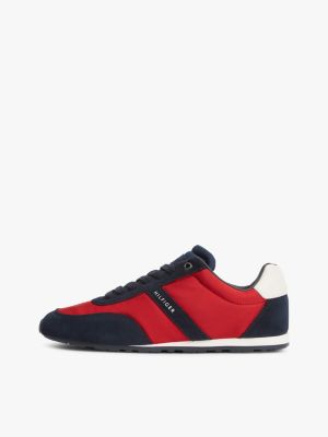 baskets basses en textile plusieurs couleurs pour hommes tommy hilfiger