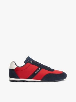 baskets basses en textile multi pour hommes tommy hilfiger