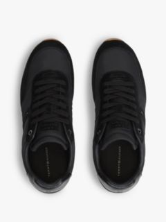 Textile Low Profile Trainers — Black 3