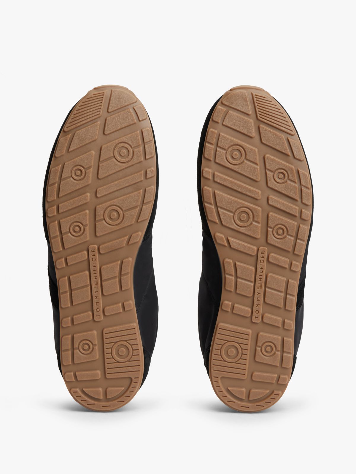 Textile Low Profile Trainers — Black